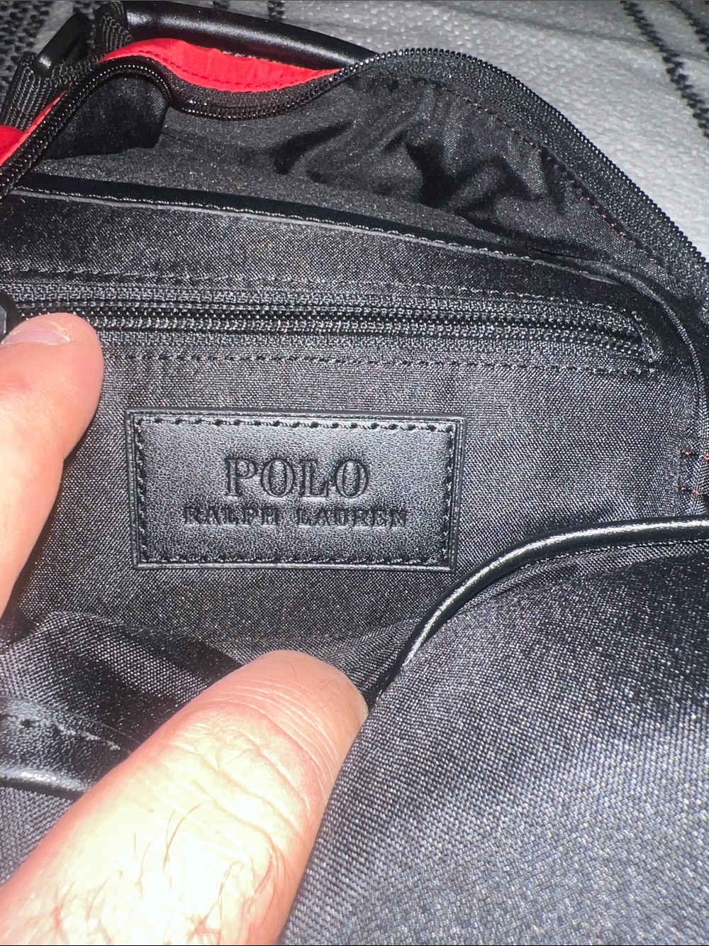 Polo by Ralph Lauren Red and Gray cross body - Picture 3 of 4